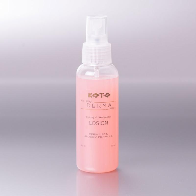 Tonizirajući bezalkoholni losion derma sea liposom - 100ml